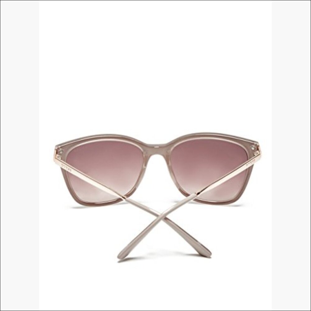 Acetate Square Sunglasses With Gradient Brown Len… - image 2